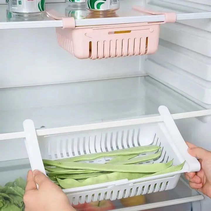 Extendable & Expandable Refrigerator Drawer