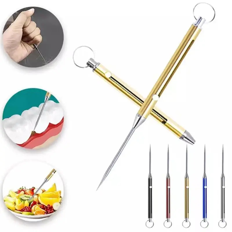 Expandable Toothpick made of Titanium