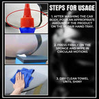 Auto paint scratch repair wax