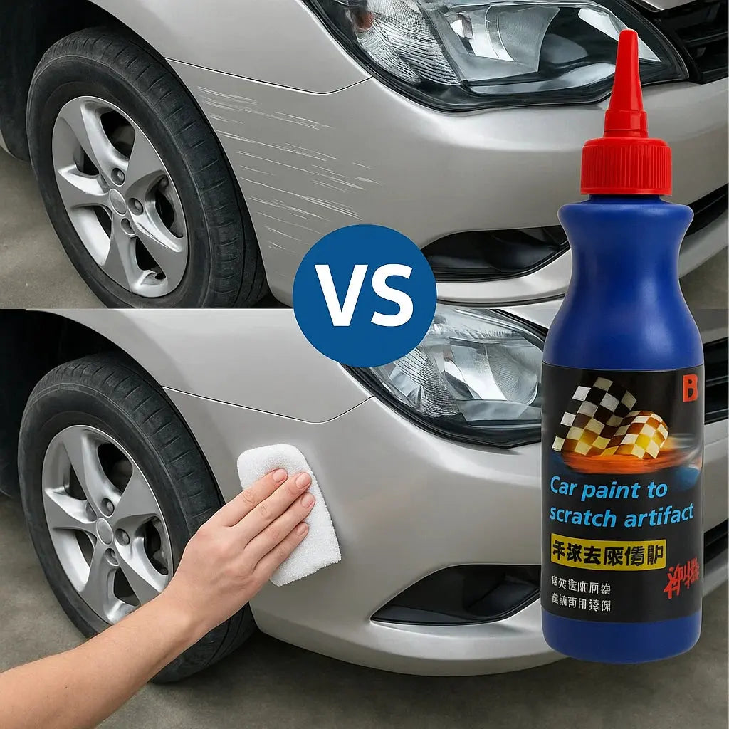 Auto paint scratch repair wax