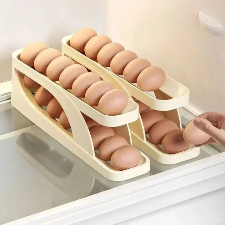 Automatic Egg Rack – Space-saving Refrigerator Solution