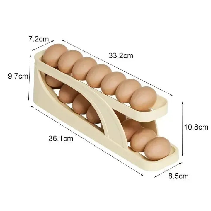 Automatic Egg Rack – Space-saving Refrigerator Solution
