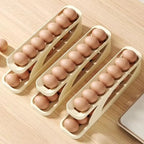 Automatic Egg Rack – Space-saving Refrigerator Solution