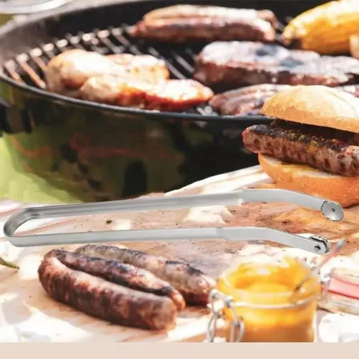 BBQ Sausage Tongs – Robust and heat-resistant grilling accessory
