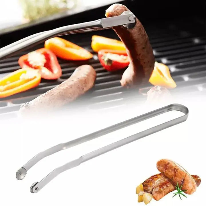 BBQ Sausage Tongs – Robust and heat-resistant grilling accessory
