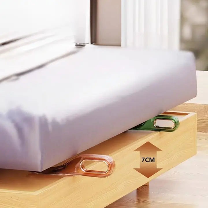 Bed lifter and fitted sheet helper – for easy bed making