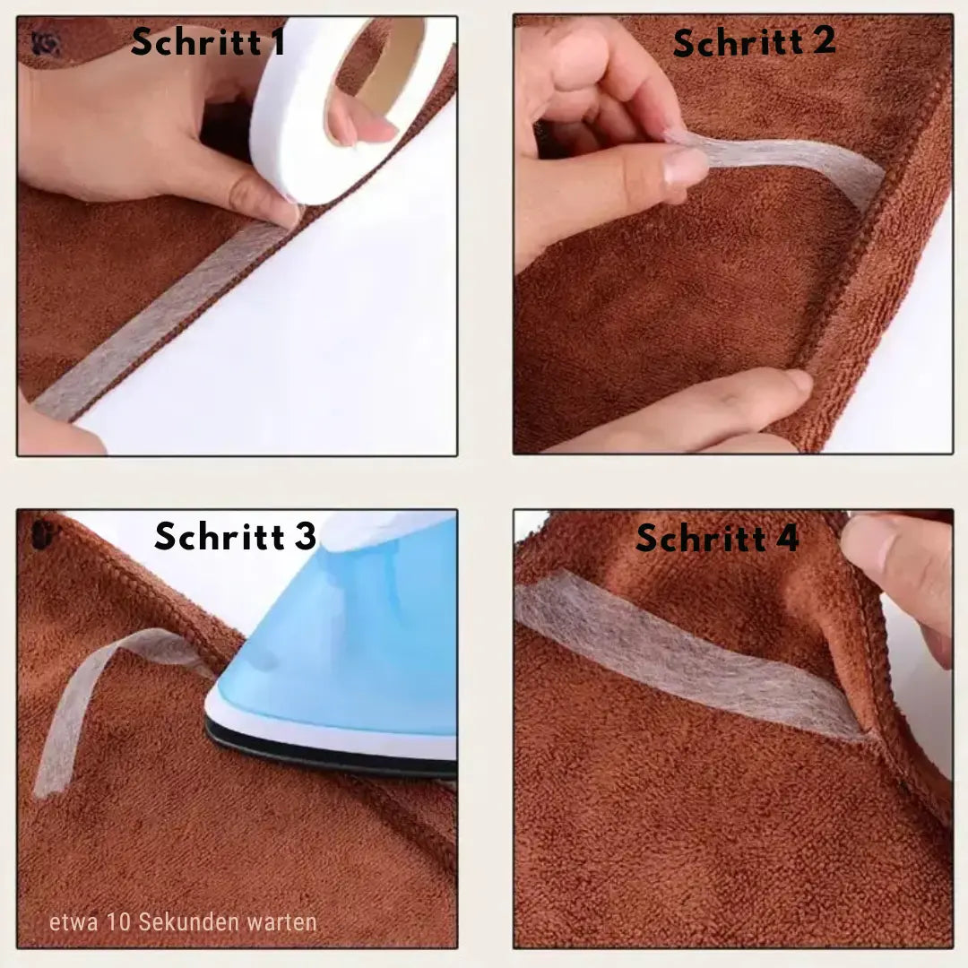 Adhesive tape with double-sided glue for sewing & DIY projects