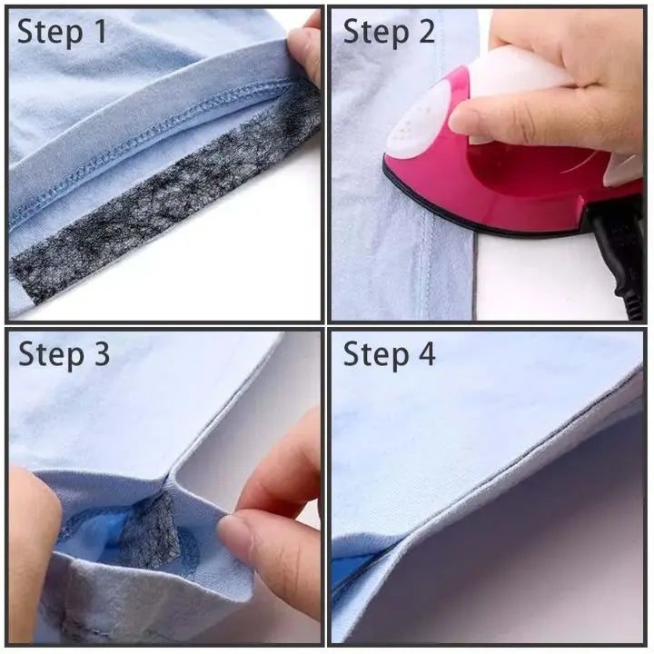 Double-sided ironing hem tape