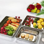 Stainless steel can with lid – stackable & leak-proof