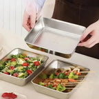 Stainless steel can with lid – stackable & leak-proof