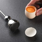 Stainless Steel Egg Opener – Precise Opening with Tapping Effect
