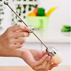 Stainless Steel Egg Opener – Precise Opening with Tapping Effect