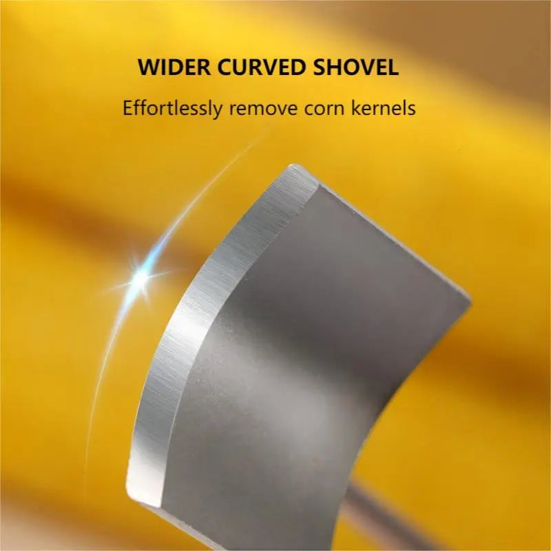 Stainless Steel Corn Peeler with Long Handle for Quick Peeling