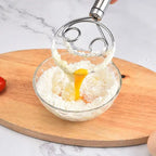 Stainless Steel Dough Mixer for Easy and Clean Baking