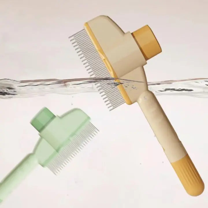 Simple Self-Cleaning Flea Comb & Coat Brush