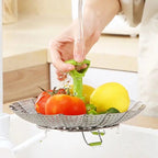 Collapsible Steamer Made of Stainless Steel – For Healthy Cooking
