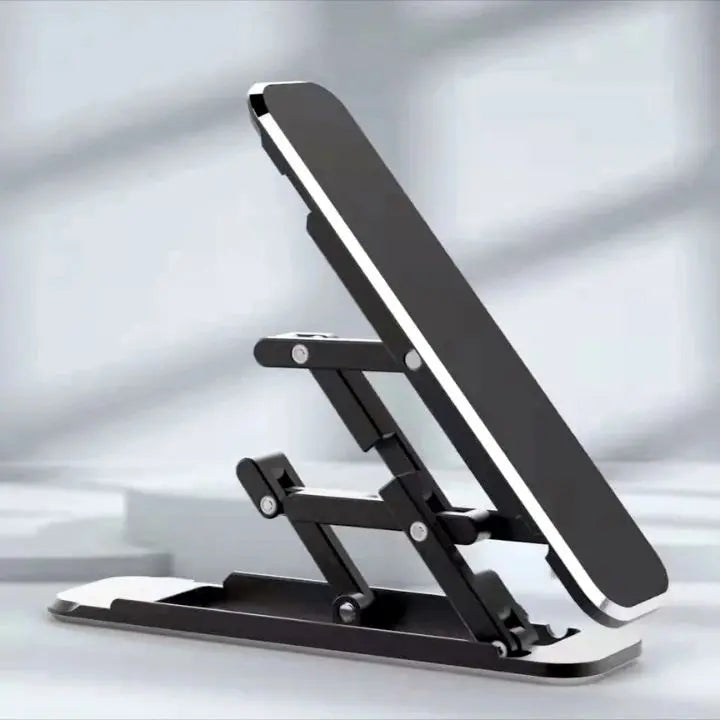 Foldable Mini Phone Holder made of Aluminum – compact & portable