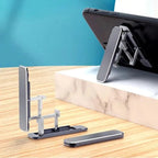 Foldable Mini Phone Holder made of Aluminum – compact & portable