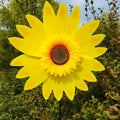 Garden Wind Wheel with Sunflower Motif