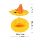 Yellow Ducks heat-resistant silicone mat
