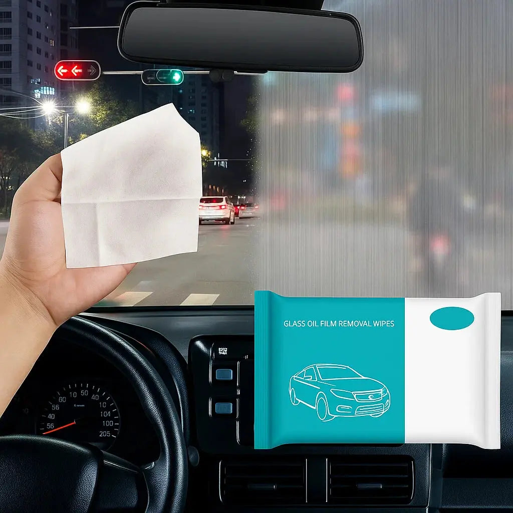 Glass Oil Film Cleaning Wipes for Cars