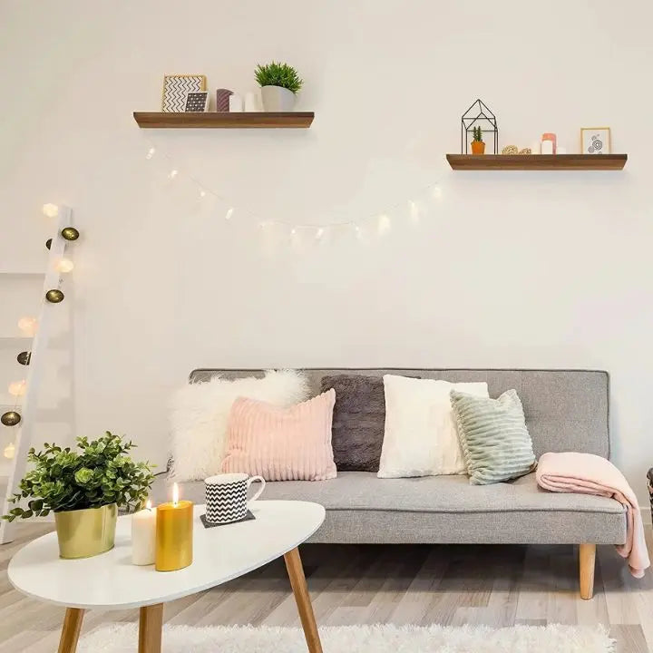Handmade Solid Wood Wall Shelves – Stylish & Space-Saving