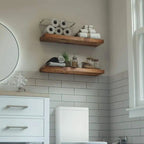 Handmade Solid Wood Wall Shelves – Stylish & Space-Saving