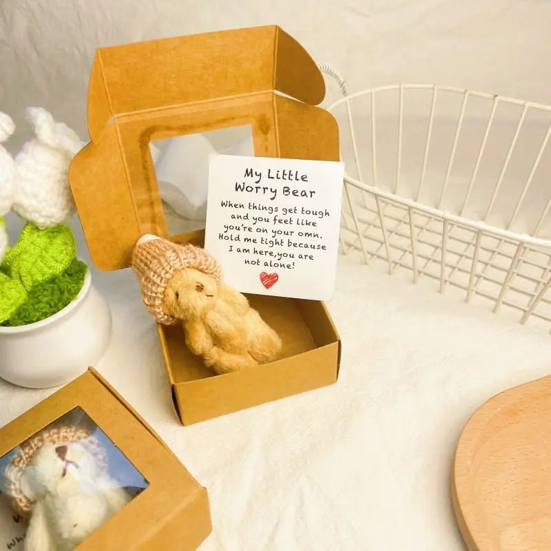 Handmade Mini Comfort Bear in Gift Box