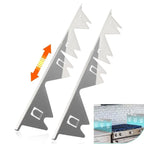 Stove pRedection made of stainless steel – extendable, heat resistant