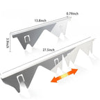 Stove pRedection made of stainless steel – extendable, heat resistant