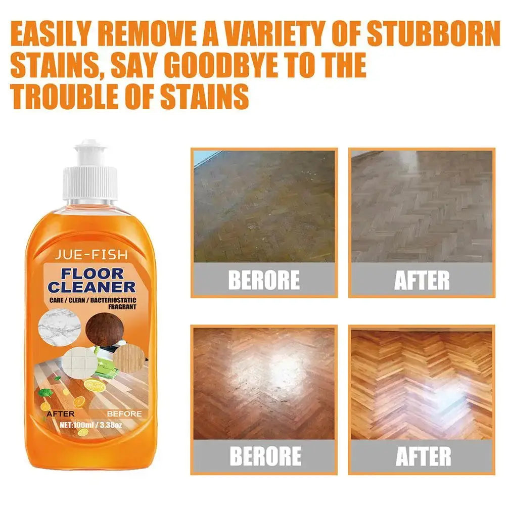 Highly effective floor cleaner with refreshing lemon scent
