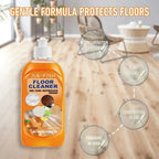 Powerful floor cleaner with fresh lemon scent