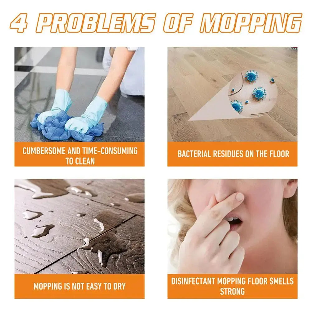 Powerful floor cleaner with fresh lemon scent