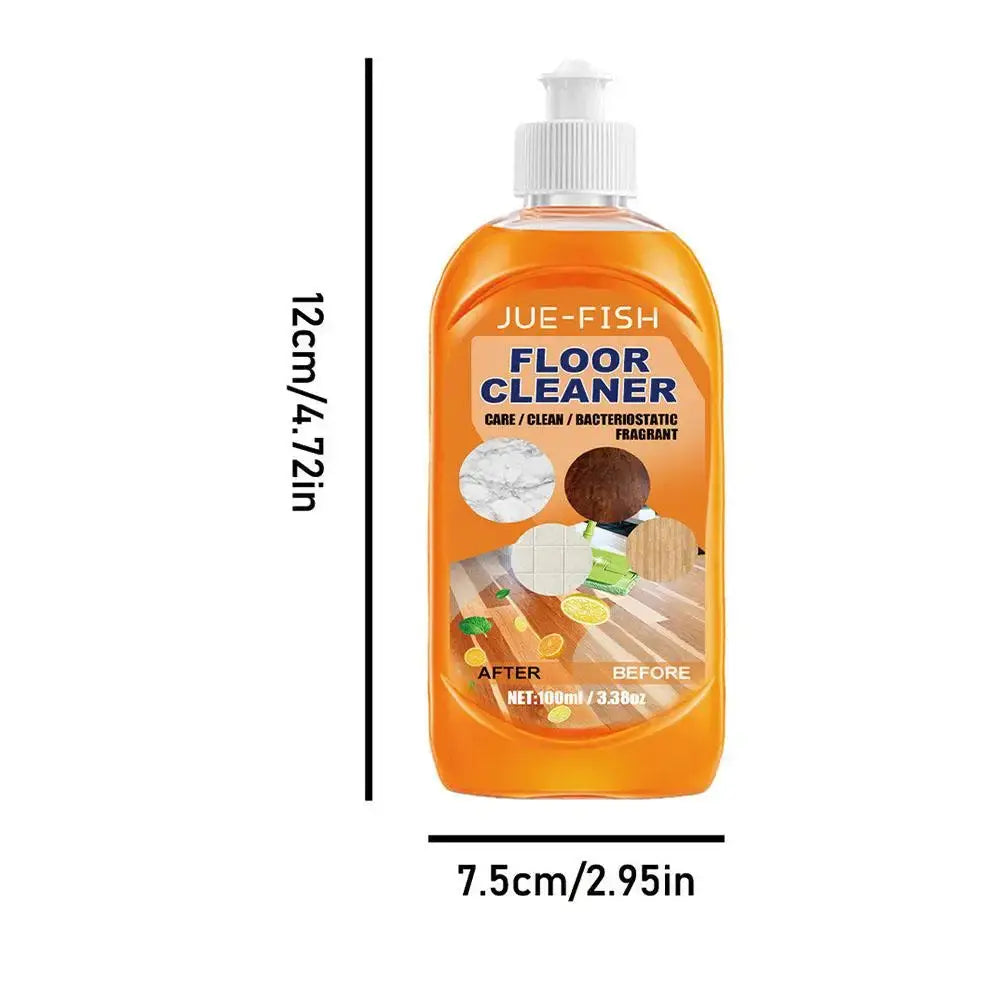 Powerful floor cleaner with fresh lemon scent