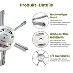 Durable steel grass cutting head for precise cutting
