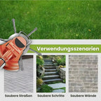 Durable steel grass cutting head for precise cutting