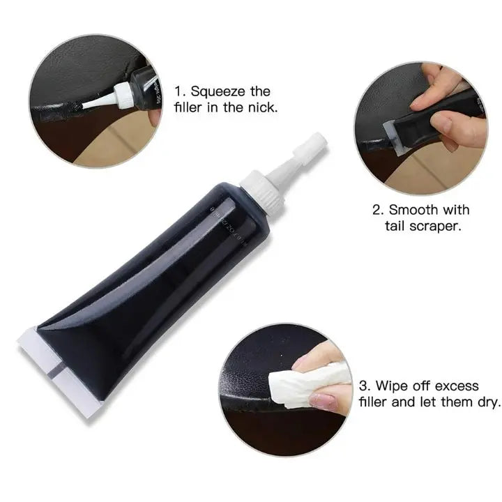 Leather repair gel