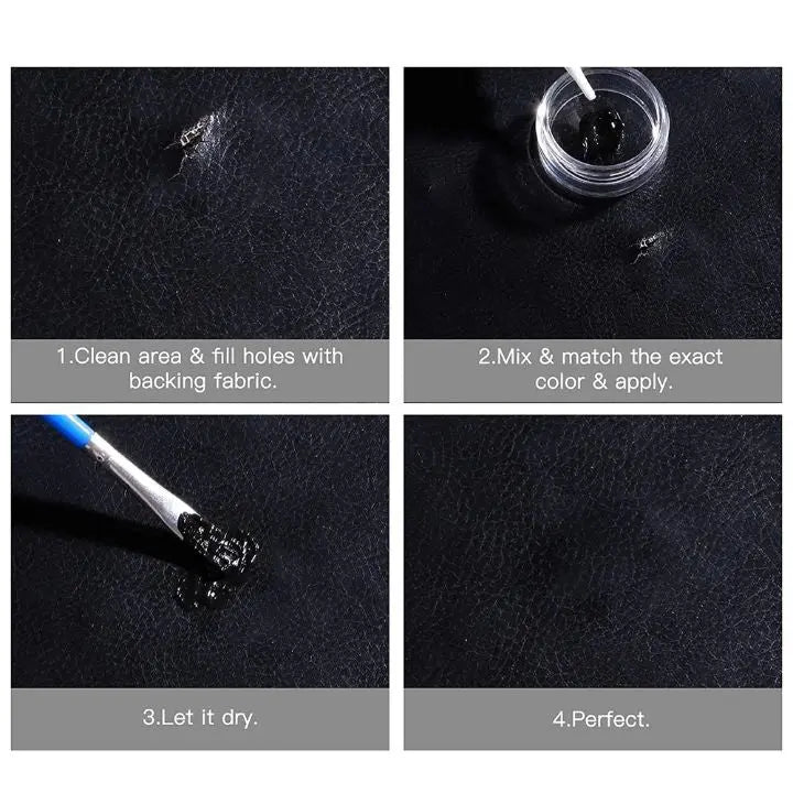 Leather repair gel