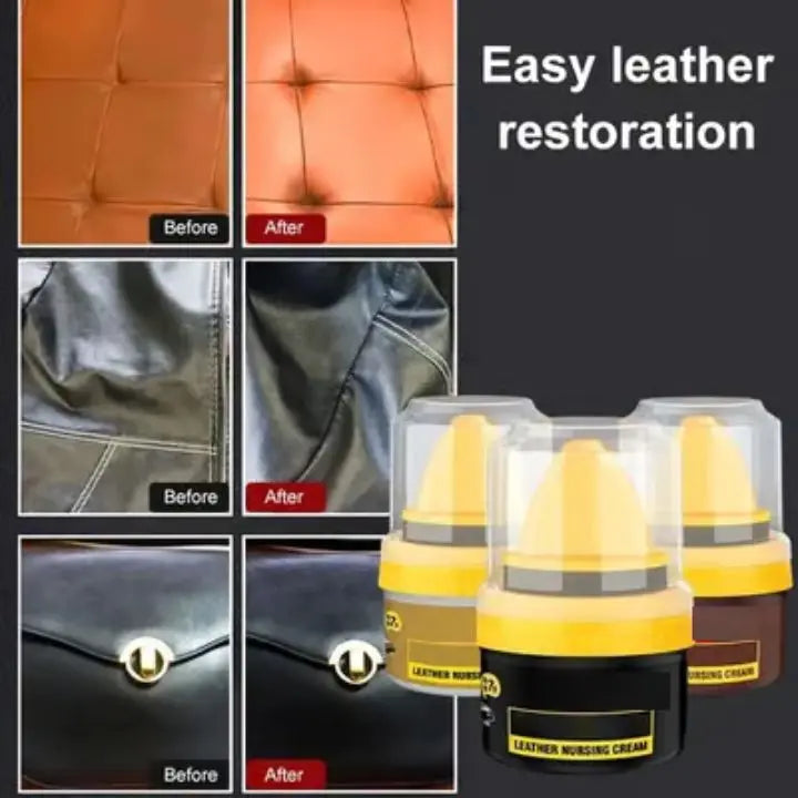 Leather repair cream – Quick-drying for cracks & scratches