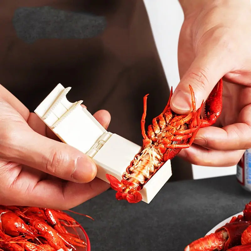 Seafood peeling aid for shrimp & crayfish