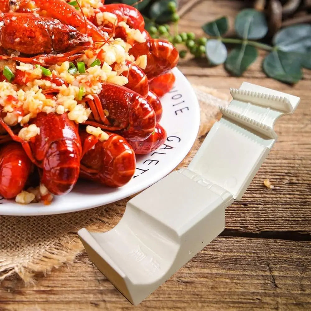 Seafood peeling aid for shrimp & crayfish