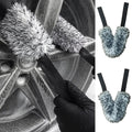 Microfiber loop for cleaning hard-to-reach places
