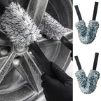 Microfiber loop for cleaning hard-to-reach places