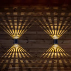 Modern Solar LED Wall Light - Waterproof & Automatic