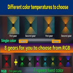 Modern Solar LED Wall Light - Waterproof & Automatic