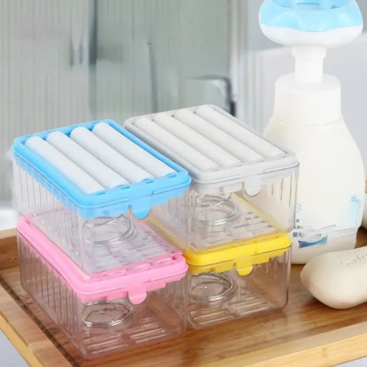 Multifunctional Soap Box with Brush – Stain Remover
