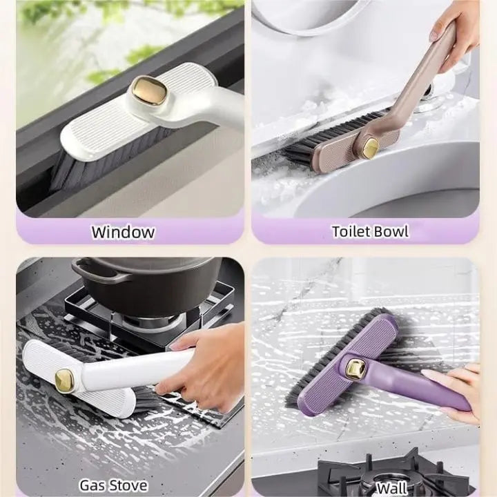Multifunctional, Redatable with V Bristles Cleaning Brush