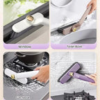 Multifunctional, Redatable with V Bristles Cleaning Brush