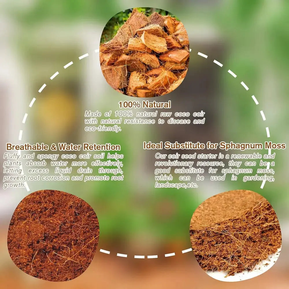Premium Organic Coconut Soil Brick – Promote Natural Plant Growth