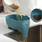 Kitchen Sink Strainer Basket | Elephant Design | Plastic | 2-Pack | 22cm